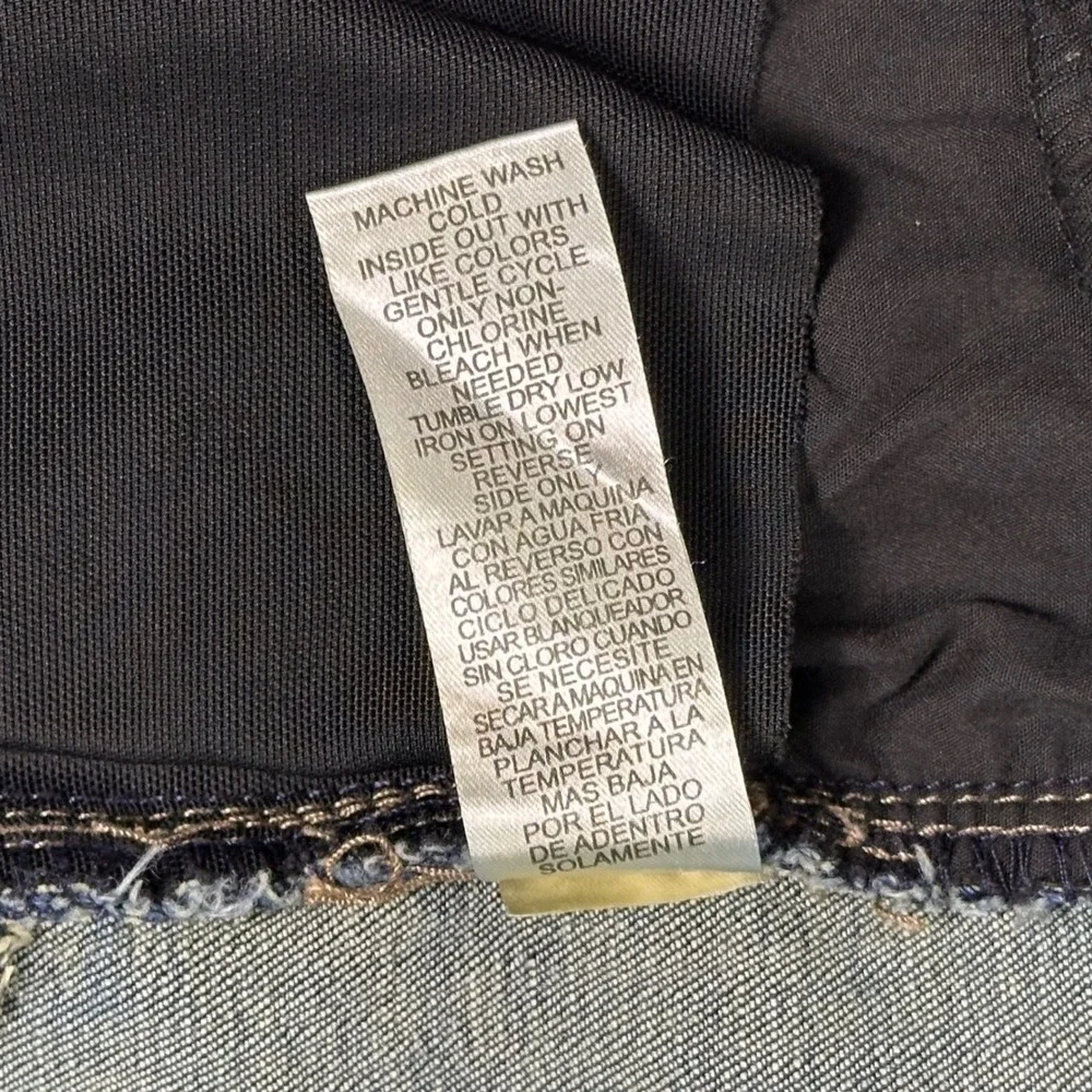 Wit & Wisdom Ab-solution Blue Cropped Flare Distressed‎ Jeans Size 10 W31
